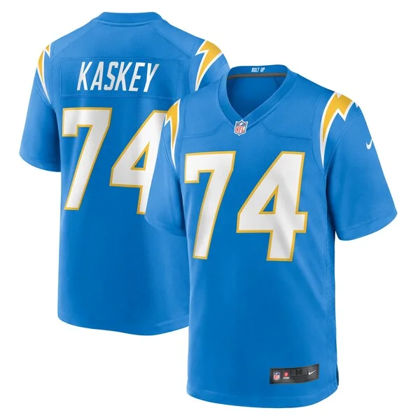 None Matt Kaskey Game Jersey - Blue | NFL Player Jersey | NFL Football
