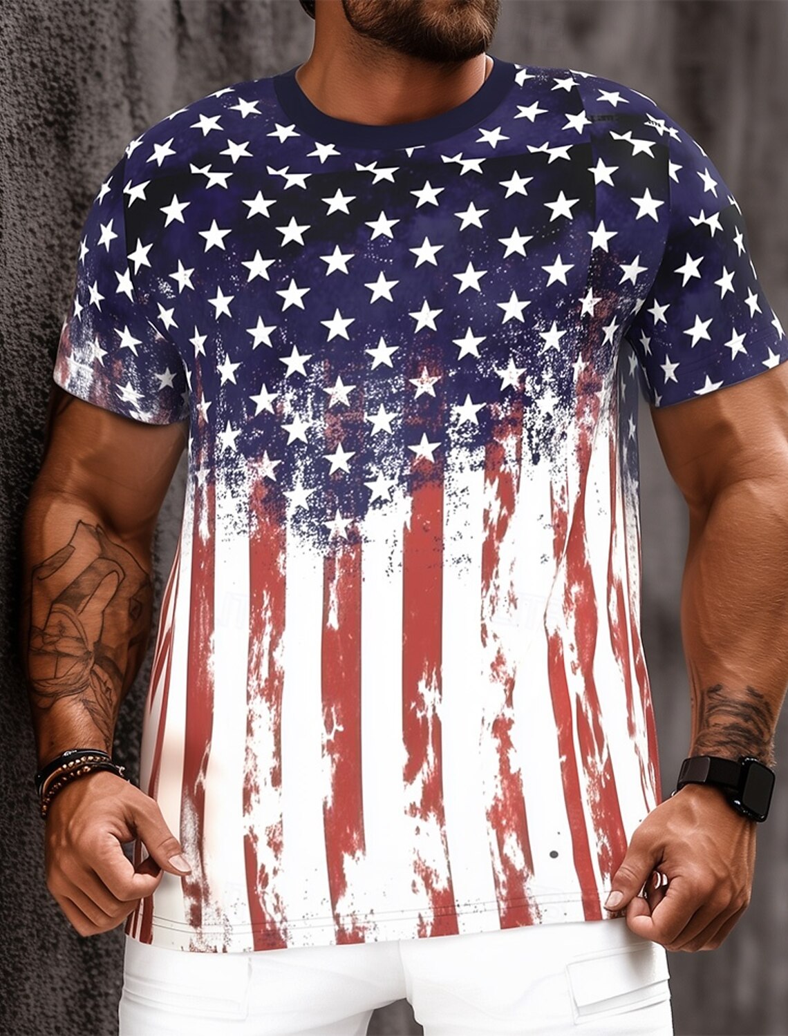 4th of July 2026 250th Memorial Day Men's Graphic Veteran T-Shirt