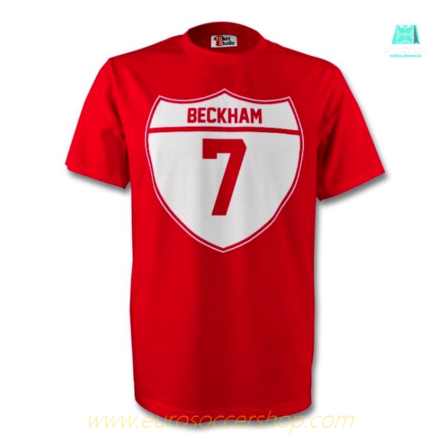 David Beckham Man Utd Crest Tee (red)