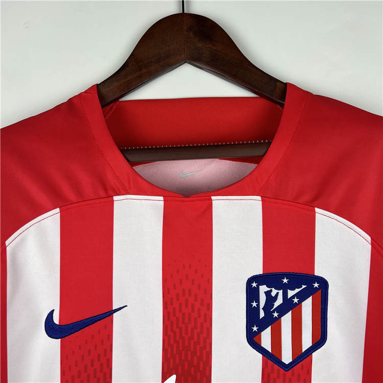 Comfort Fit Atletico Madrid 2324 Home Football Shirt Soccer Jersey