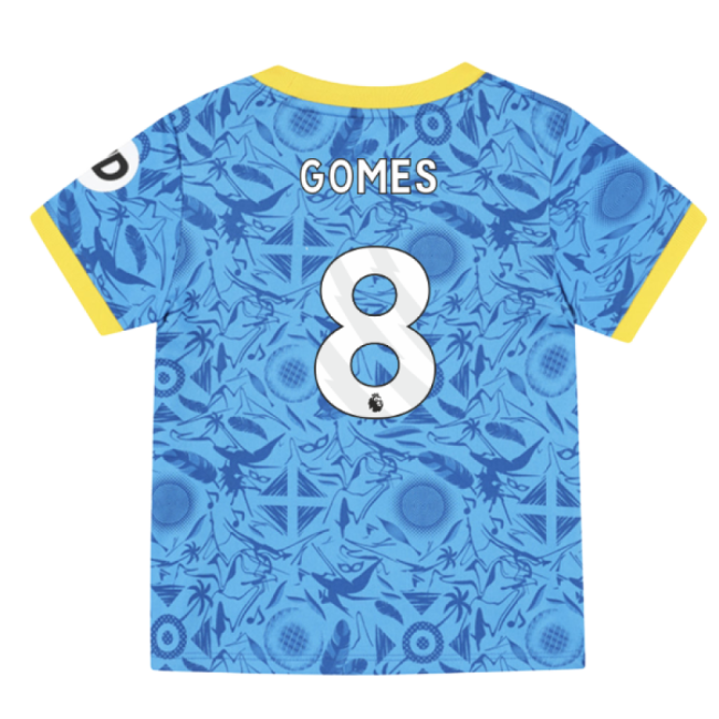 2025-2026 Wolves Third Infant Kit Gomes 8 Tottenham Fan Merchandise