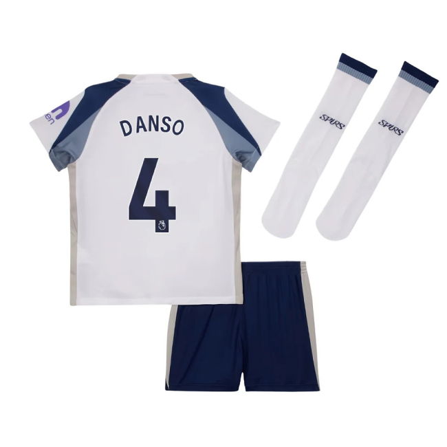 2025-2026 Tottenham Home Little Kids Mini Kit (Danso 4)