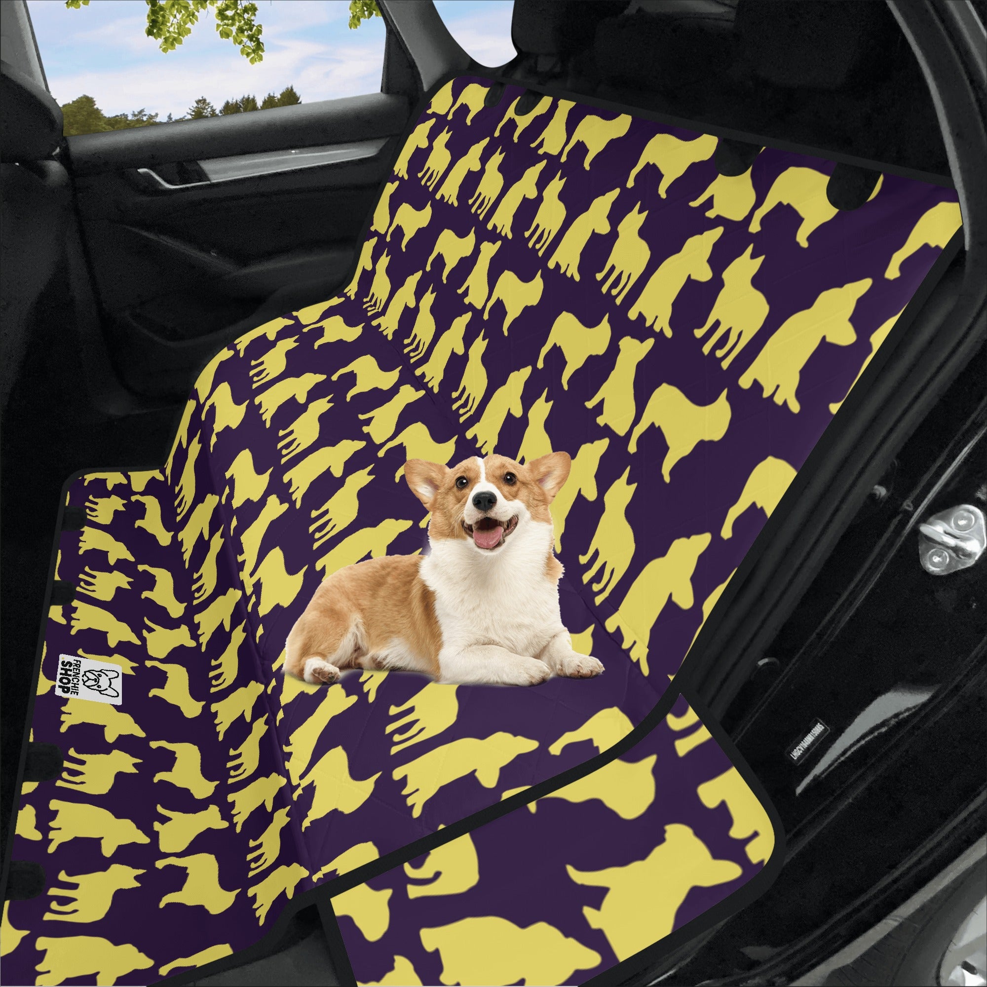 French Bulldog Sapphire Car Pet Seat Covers For French Bulldog Durable Dog Item