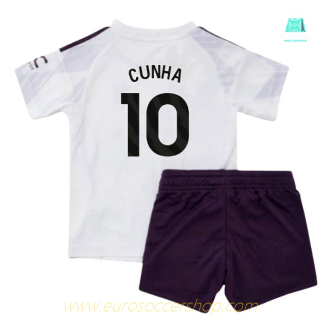 2025-2026 Man Utd Away Baby Kit (Cunha 10)