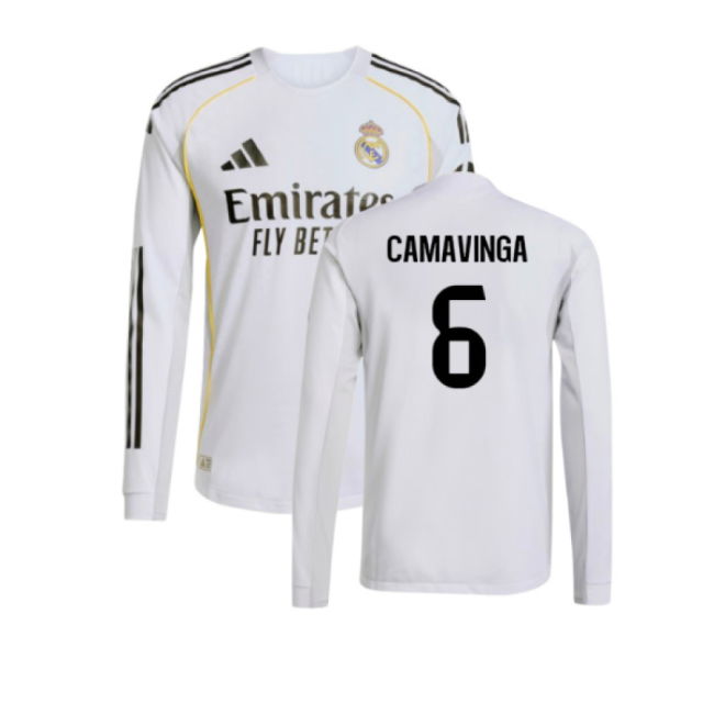 Real Madrid 2025-2026 Home Jersey - Adult #80