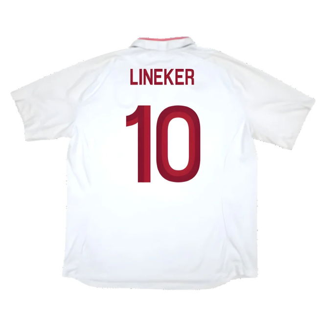 England 2012-13 Home Shirt (Good) (Lineker 10)
