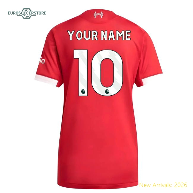 S Liverpool Female 2025 Home Jersey Shirt Football Fan Game Day Match Day Essential