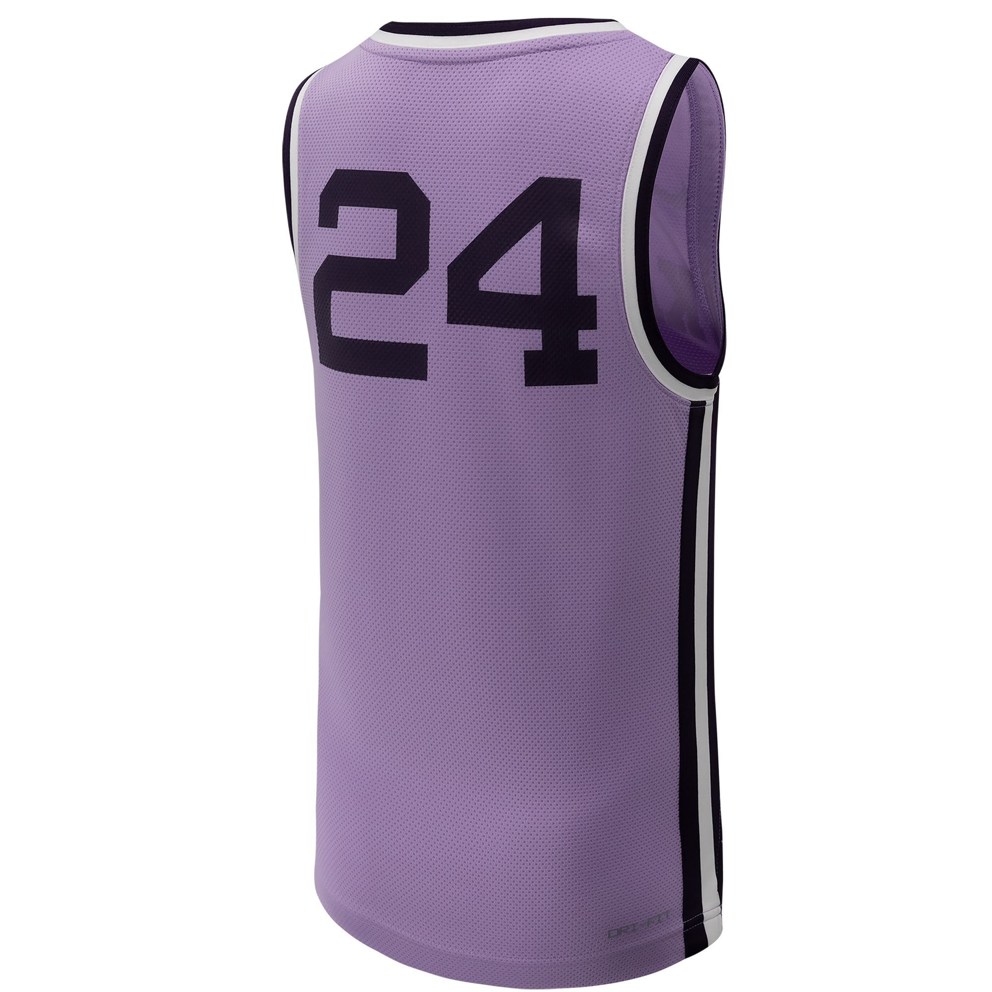 [NJP] Kansas State Wildcats Youth Replica Basketball Jersey - Lavender
