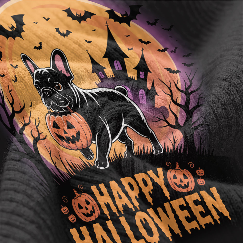 French Bulldog Sheila Wool Sweater For Frenchies Cozy Pet Winter Wear