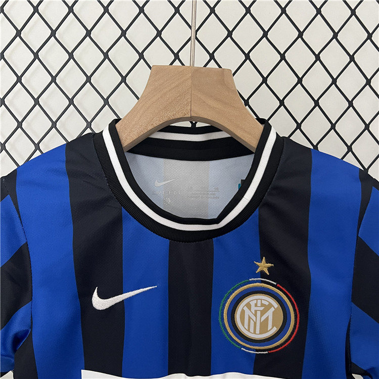KIDS INTER MILAN 0910 RETRO HOME KITShirtShorts - Official Replica