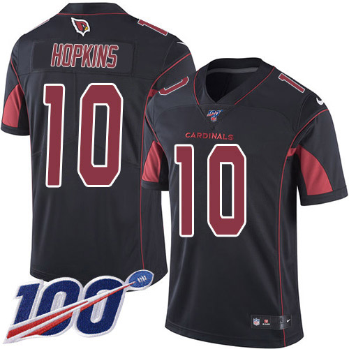 NFL A C Cardinals #10 DeAndre Hopkins Black Limited Jer-v8