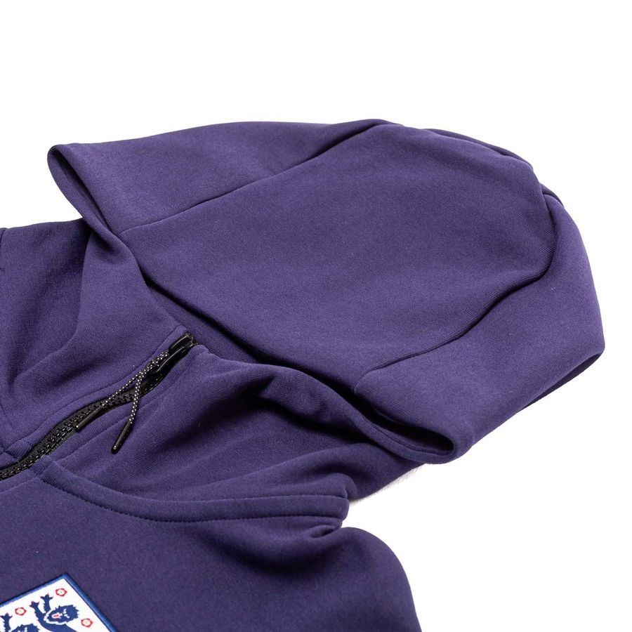 England Hoodie Nsw Tech Fleece Fz Purple Ink/pure White