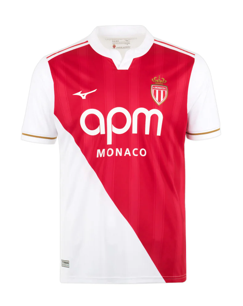 AS Monaco's 25-26 Season Home Football Jersey