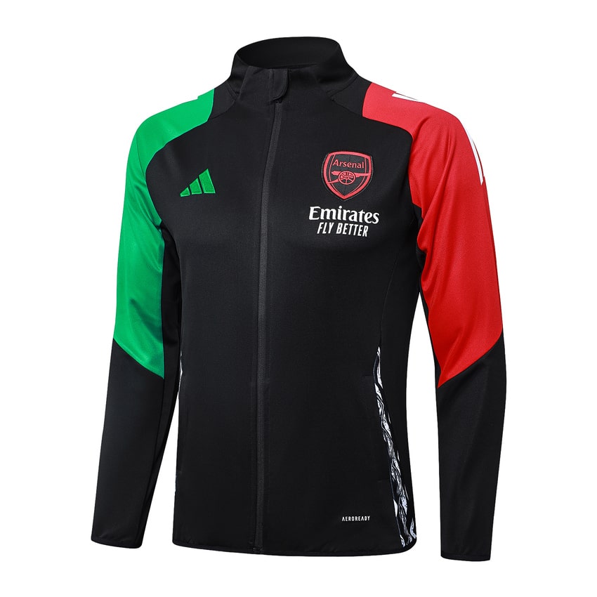 Arsenal Tracksuit Jacket 2024 2025 Dark Black