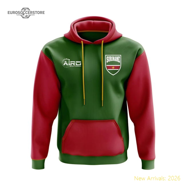 Suriname Concept Country Football Hoody (green) - Fantastic Value