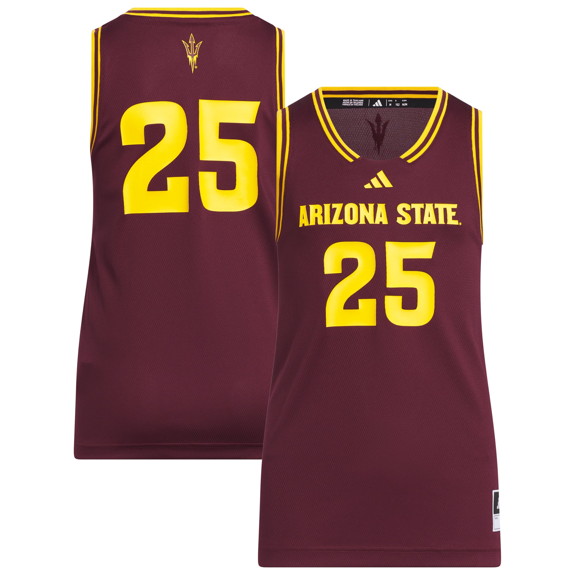 #25 Arizona State Sun Devils adidas Youth Replica Swingman Jersey - Maroon
