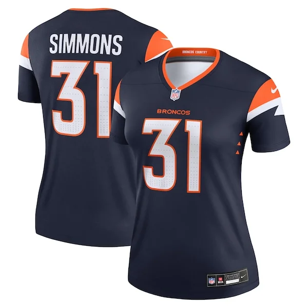 None Justin Simmons  Jersey - Navy | NFL Player Jersey | NFL Football