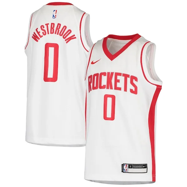 Authentic Russell Westbrook HOU NBA Jersey - White - Economical