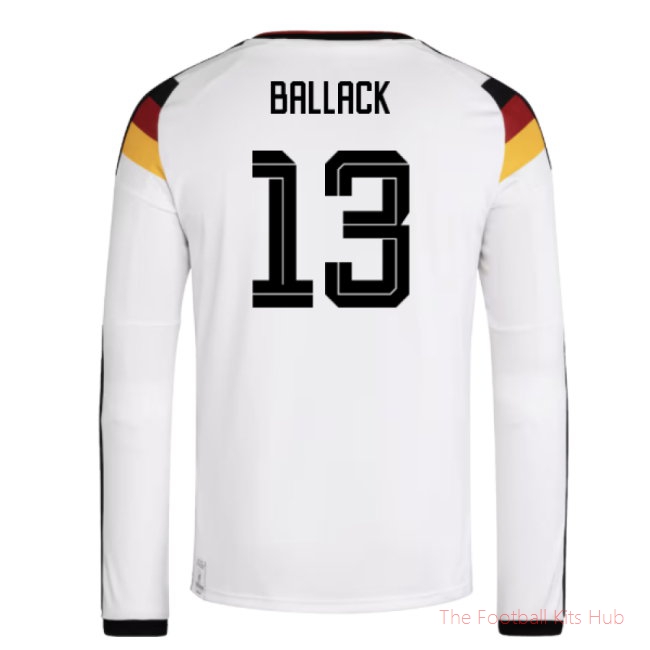 2026-2027 Germany Long Sleeve Home Shirt (Ballack 13)