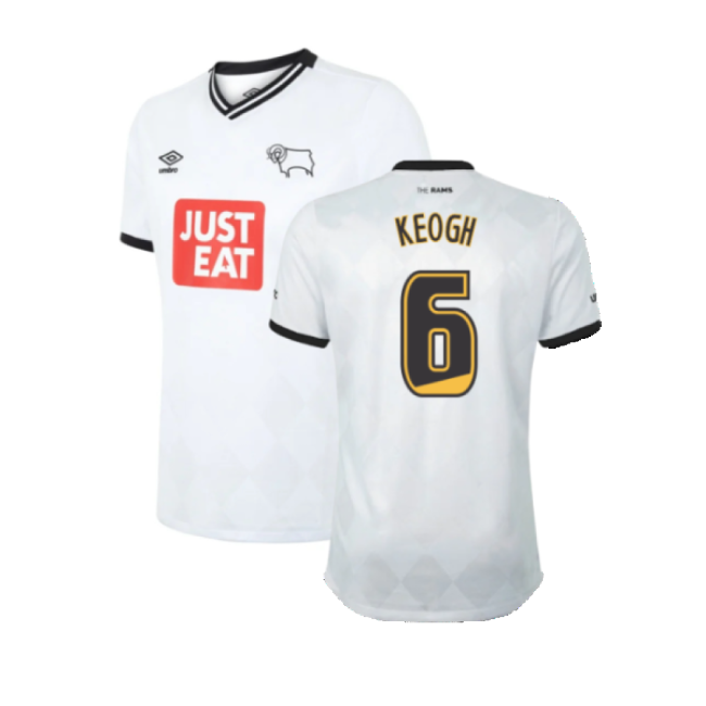 Derby County 2015-16 Home Shirt ((Good) XXL) (Keogh 6) | Durable