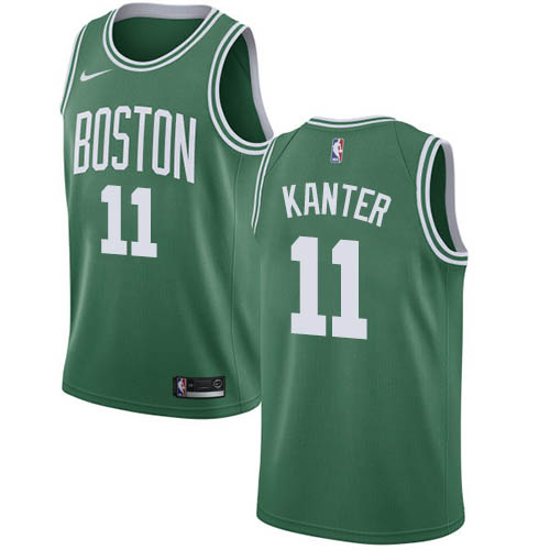 Green BOS Boston Celtics #11 Nike Performance Jersey Premium Quality
