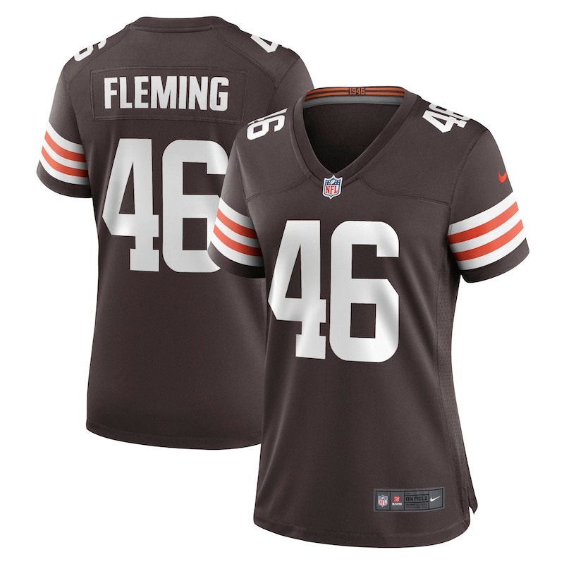 None Don Fleming CLE Browns Budget-Friendly Authentic Jersey