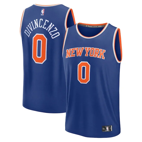 Donte DiVincenzo NYK Replica Jersey - authentic NBA - Icon Edition