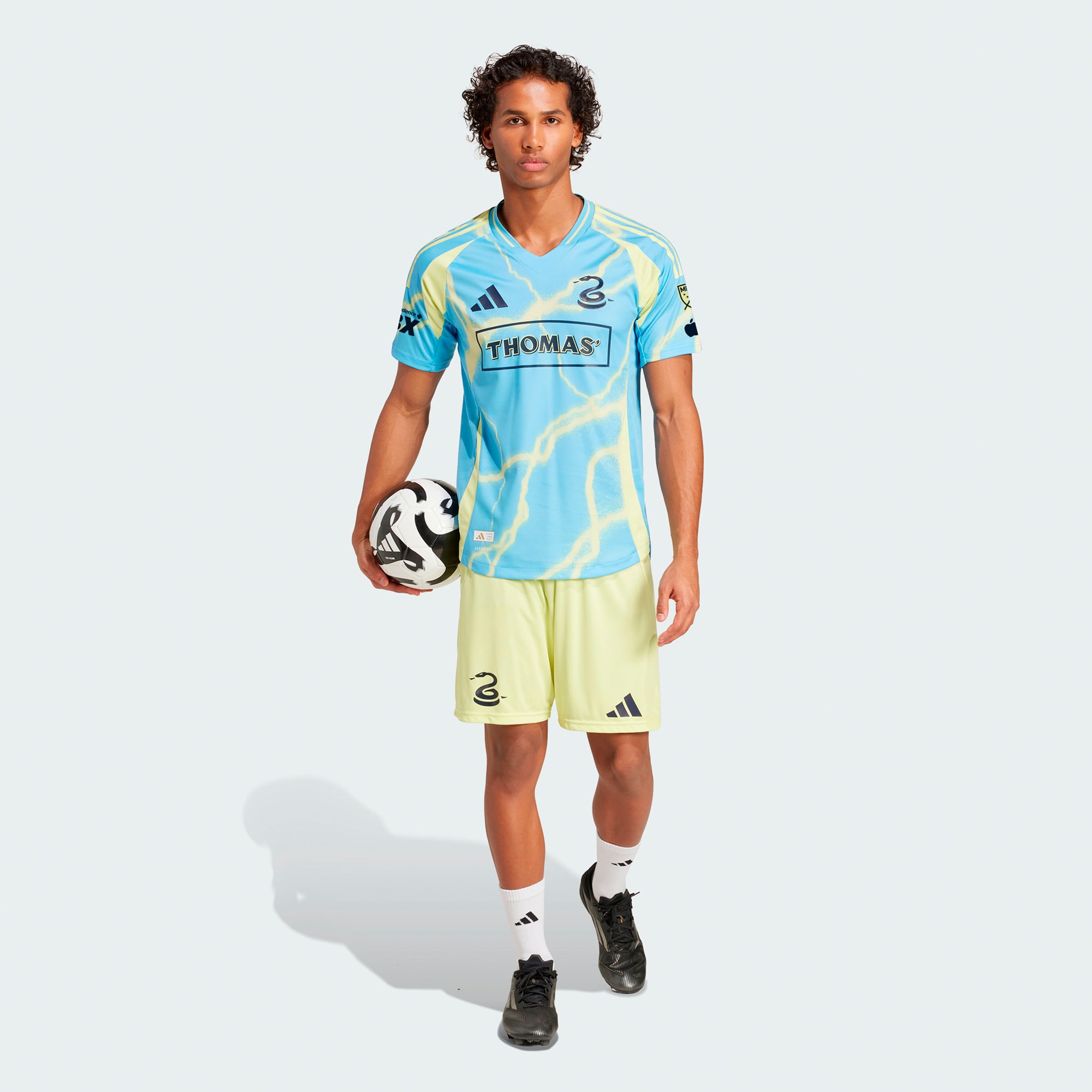 [LK] Philadelphia Union 2025 The Voltage Kit Authentic Jersey - Blue
