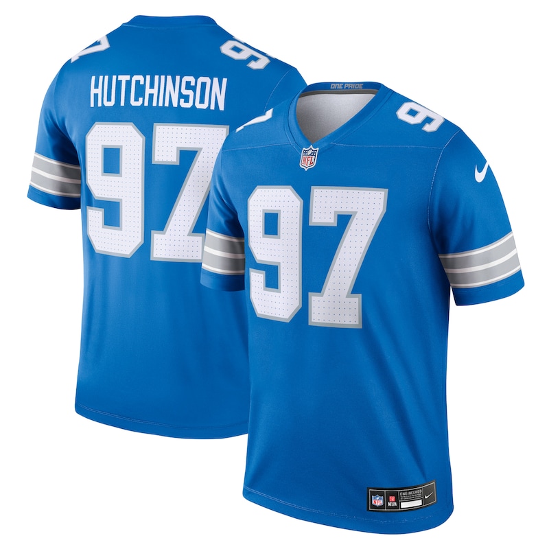 None Aidan Hutchinson DET Lions Championship Officially Licensed Je...