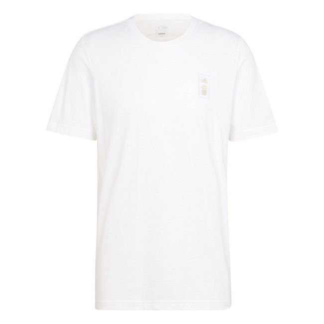 2023-2024 Italy Dna Graphic T-Shirt (White) Authentic Oranje