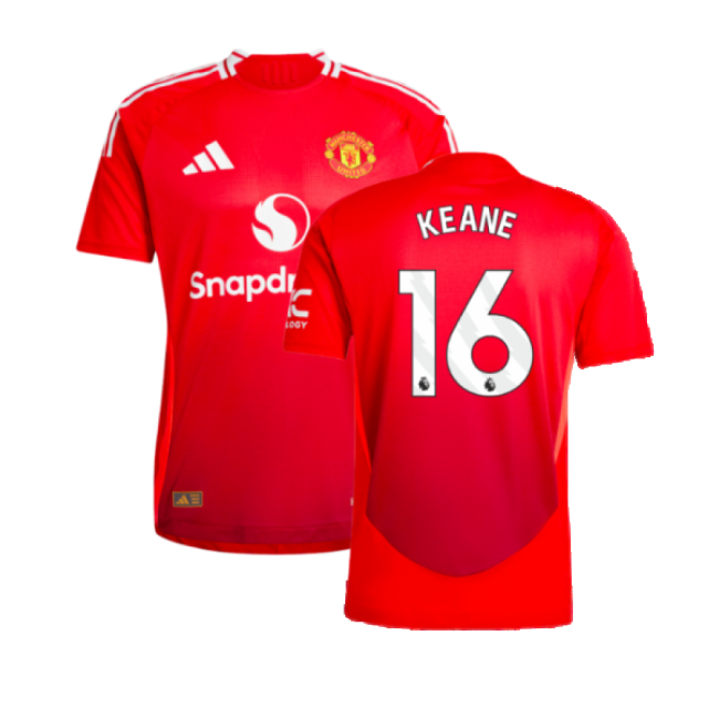 2024-2025 Man Utd Authentic Home Kit (Keane 16)