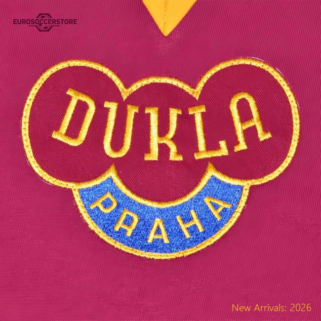 Durable Kids Football Team Dukla Prague Jersey 2025-2026 Quick-dry