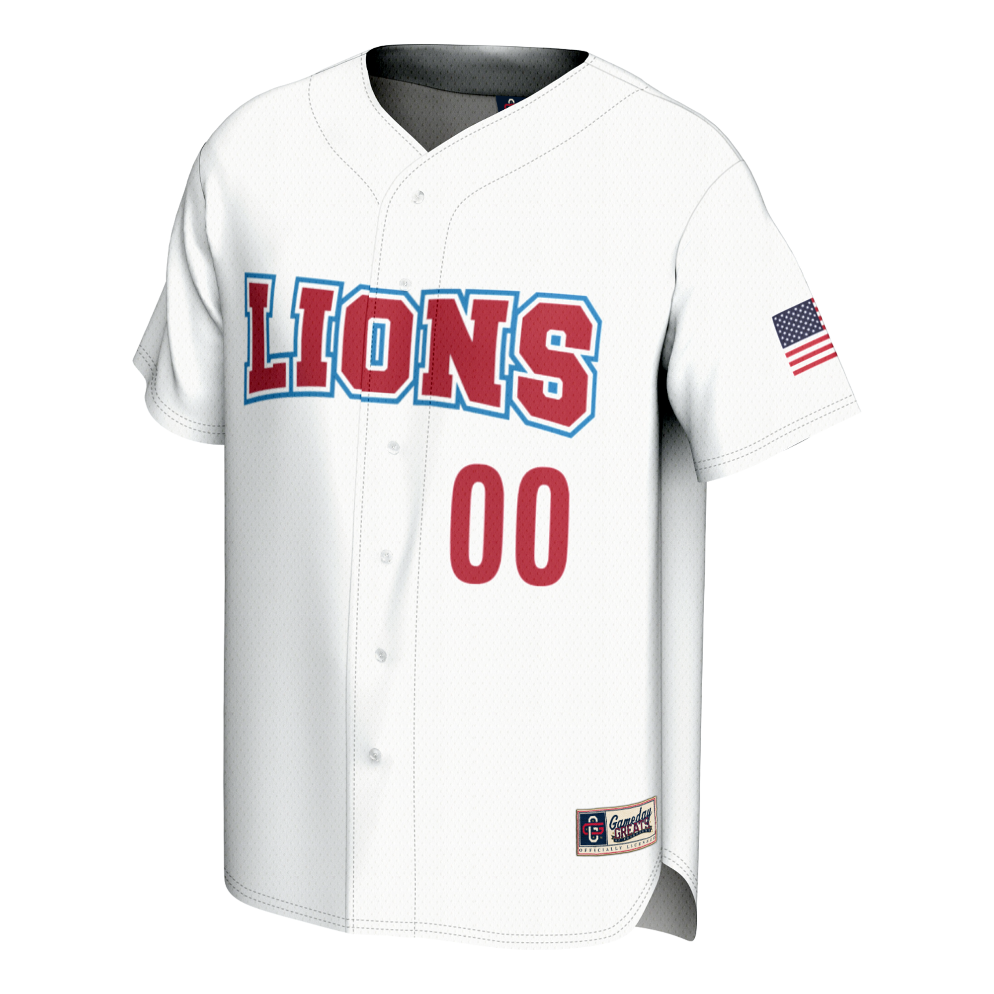[DDG] Loyola Marymount Lions GameDay Greats NIL Pick-A-Player Lightweight Baseball Jersey - White