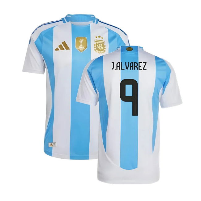 Performance 2024-2025 Argentina Authentic Home Shirt (J.Alvarez 9)