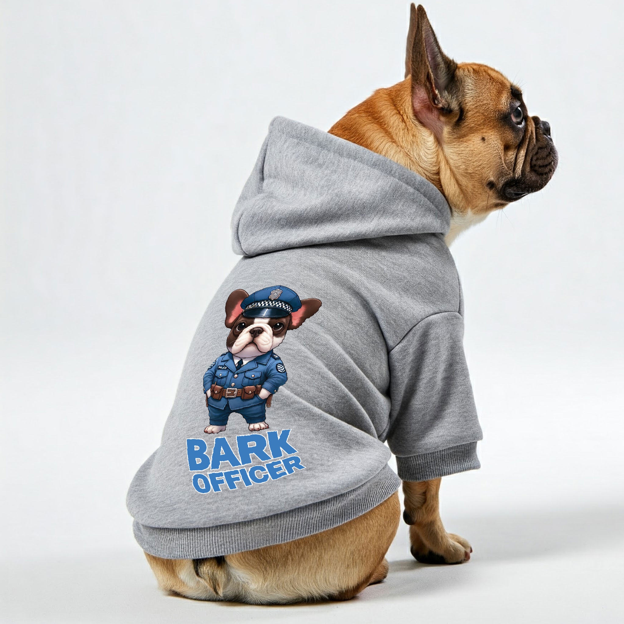 Bark Officer - Comfy Personalized French Bulldog Hoodies With Funny Quotes – Stylish, Cozy, And Premium 100% Cotton Outdoor Style