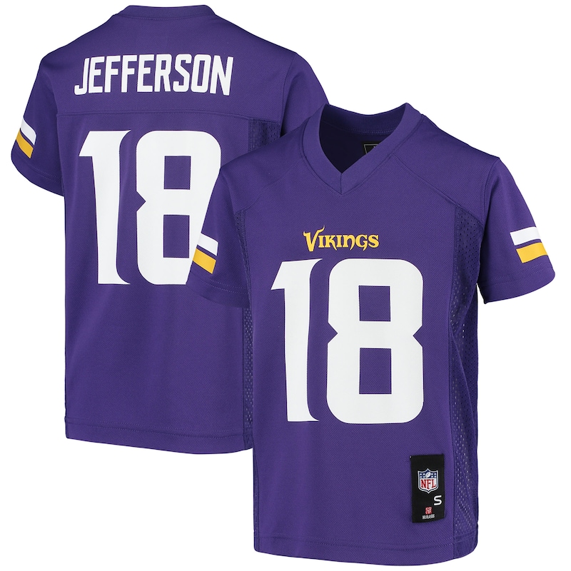 None Justin Jefferson Minnesota Vikings Powerhouse Team Game Jersey