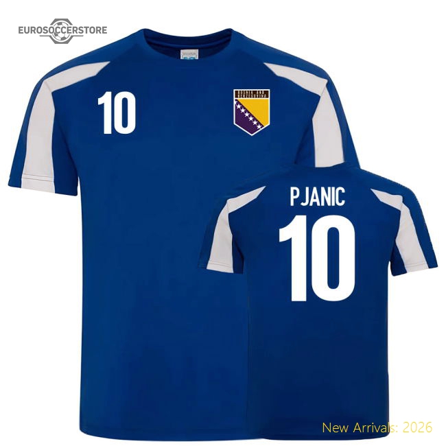 Bosnia 2024-2025 Authentic Training Jersey () Retro Contemporary