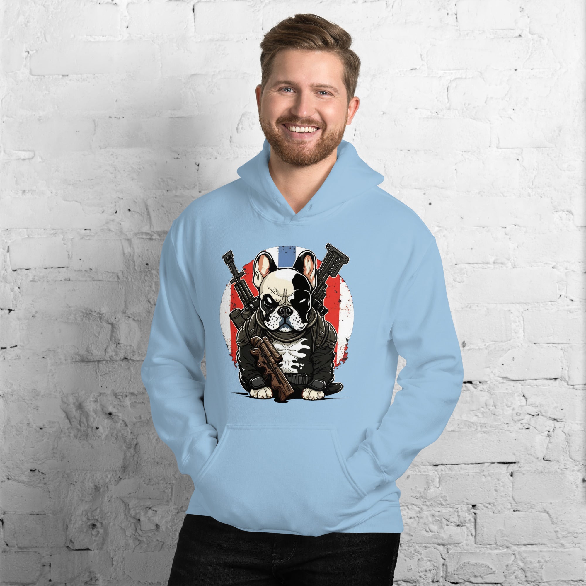 Frenchie Affection Unisex Hoodie - Soft & Stylish Apparel for Dog Aficionados