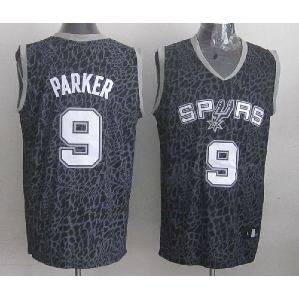 Game Day Durable Men's Spurs #9 Tony Black Basketball Jersey