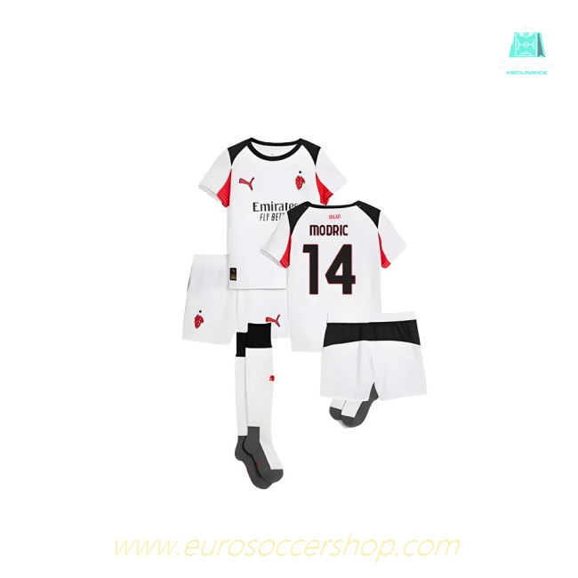2025-2026 AC Milan Away Mini Kit (Modric 14)