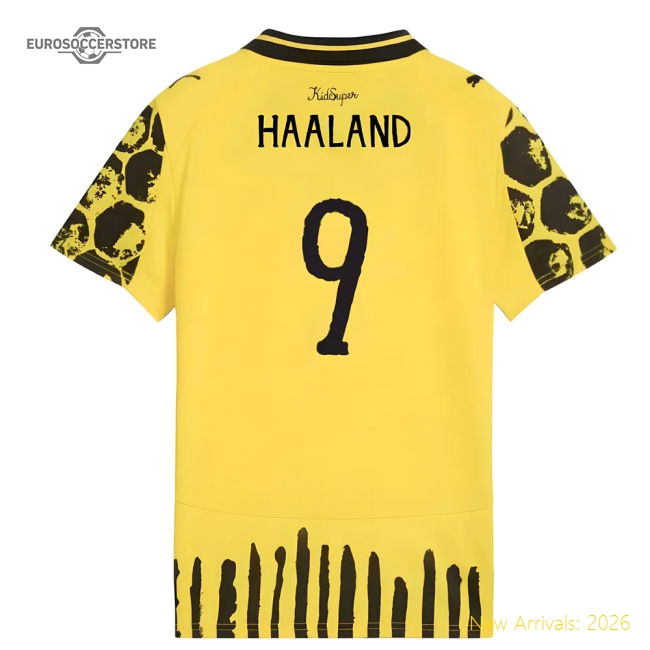 Authentic 2025-2026 Kidsuper X Borussia Dortmund Cwc Shirt - Kids (Haaland