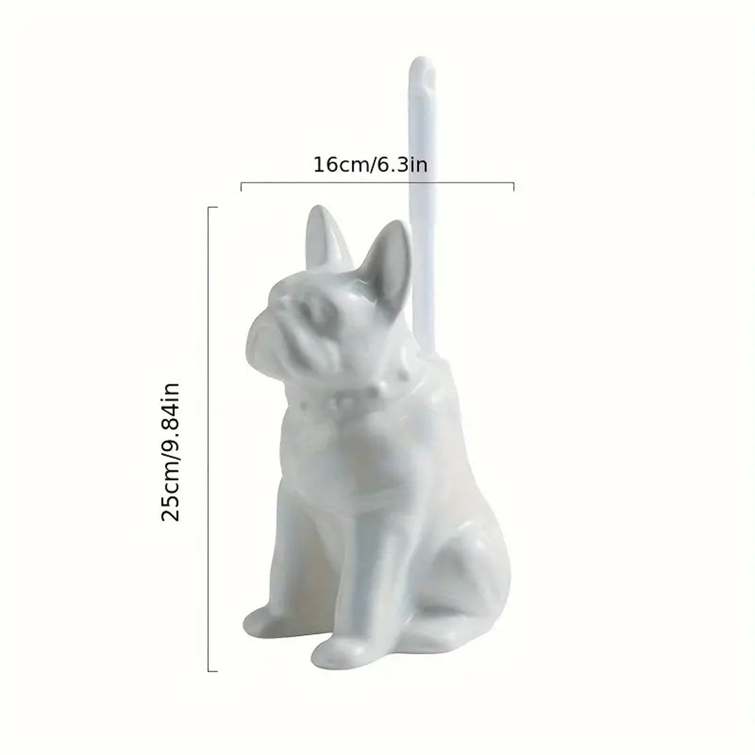 Brush Set – Cute Ceramic Dog Holder With Cleaning Brush Outdoor Use