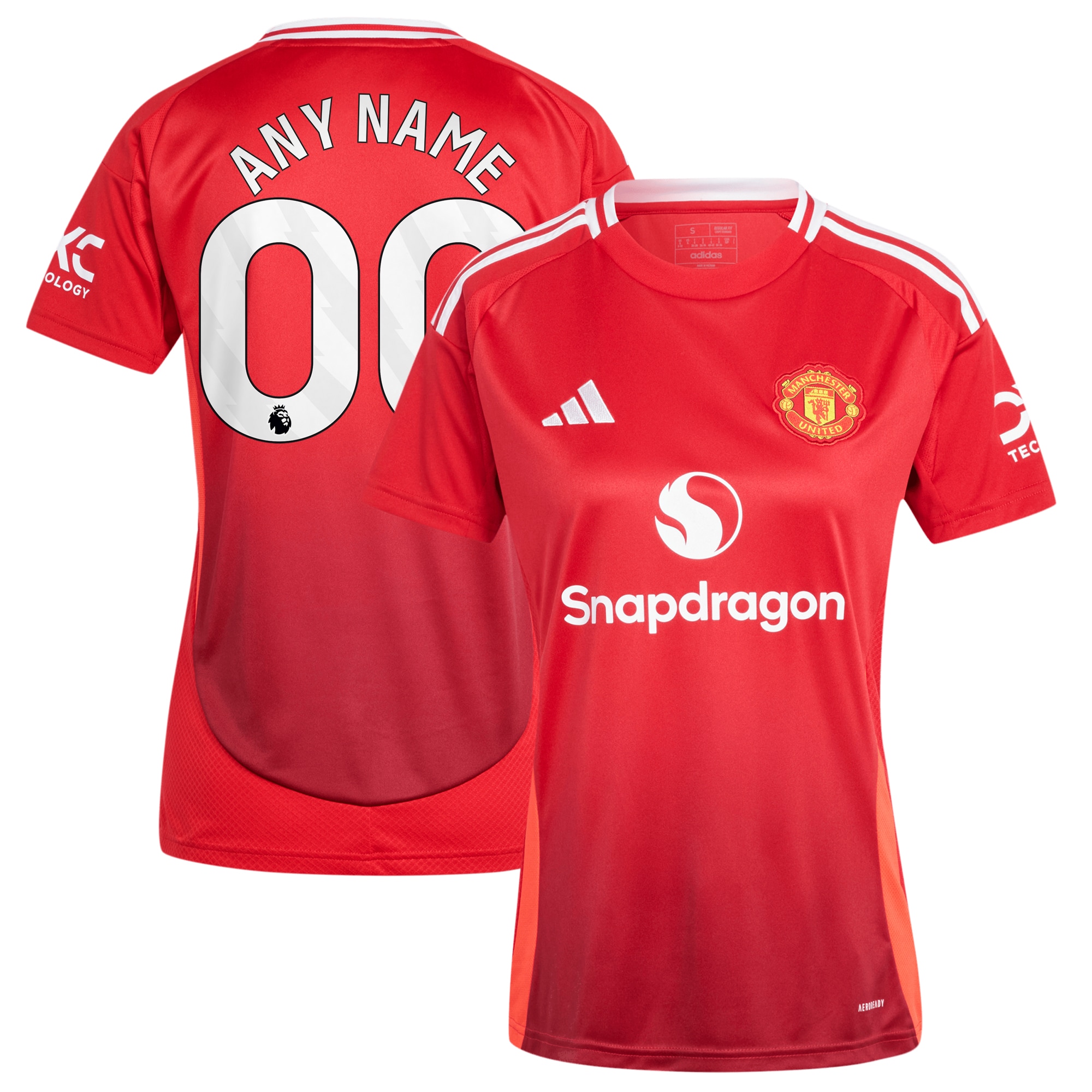 [SJH] Manchester United Women's 2024/25 Home Replica Custom Jersey - Red