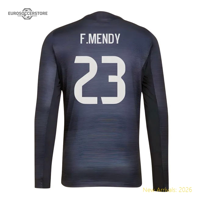 Top-Quality 2025-2026 Real Madrid Authentic Long Sleeve Away Shirt (F.Mendy