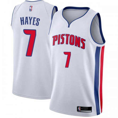 Nike Pistons White Detroit Pistons #7 Jersey - Basketball Jersey