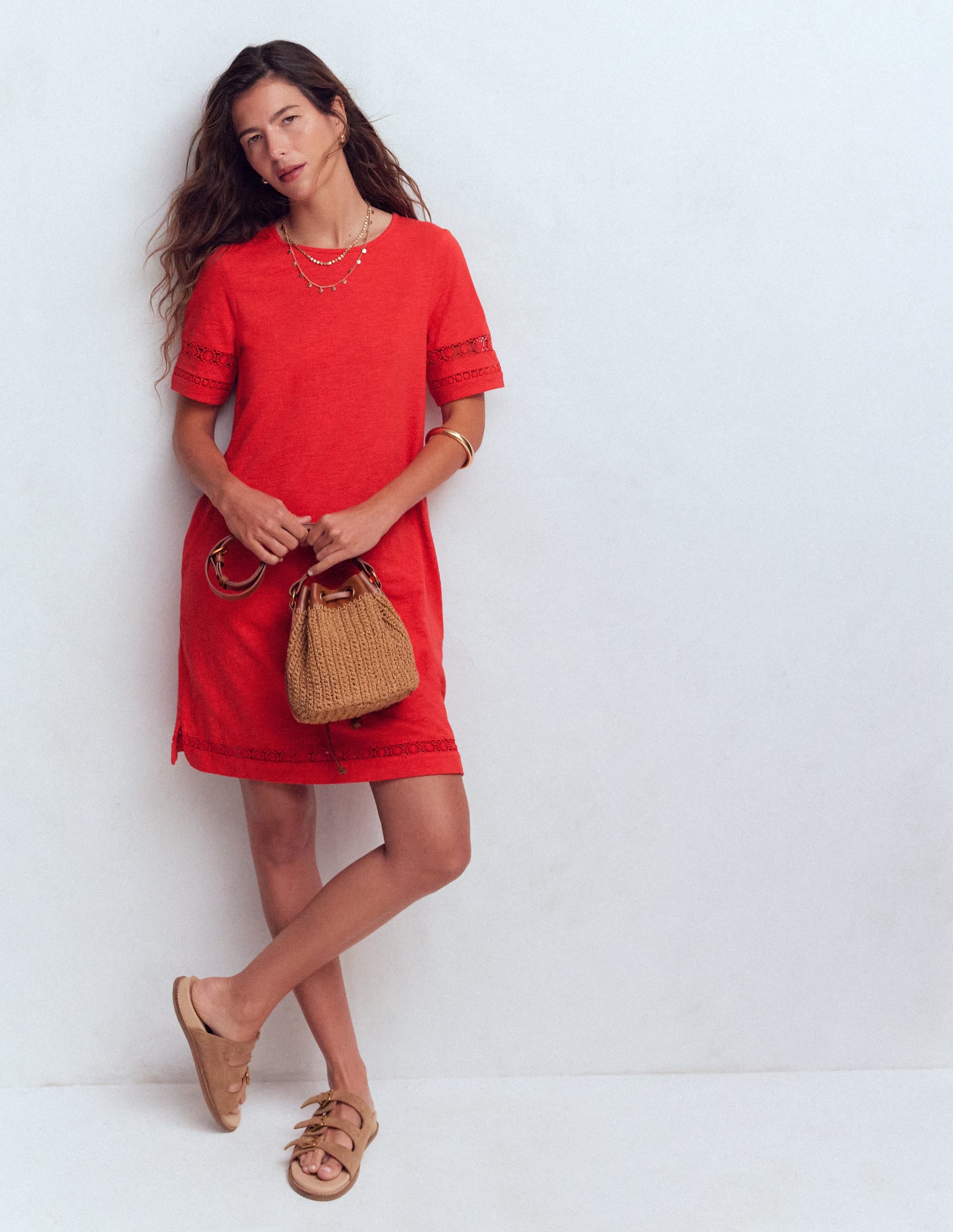 Hattie Jersey T-shirt Dress