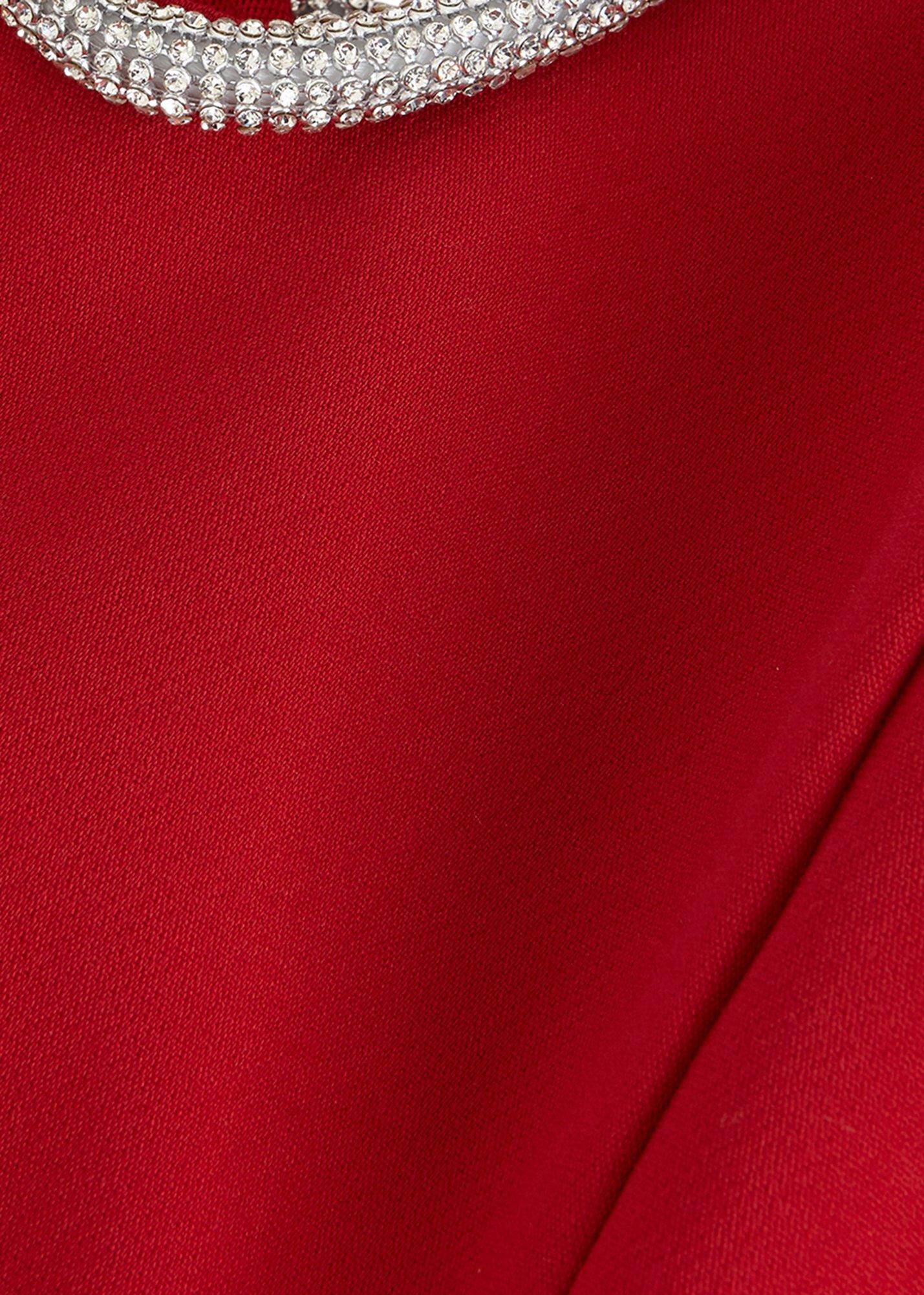 Milia Red Diamante Maxi Dress