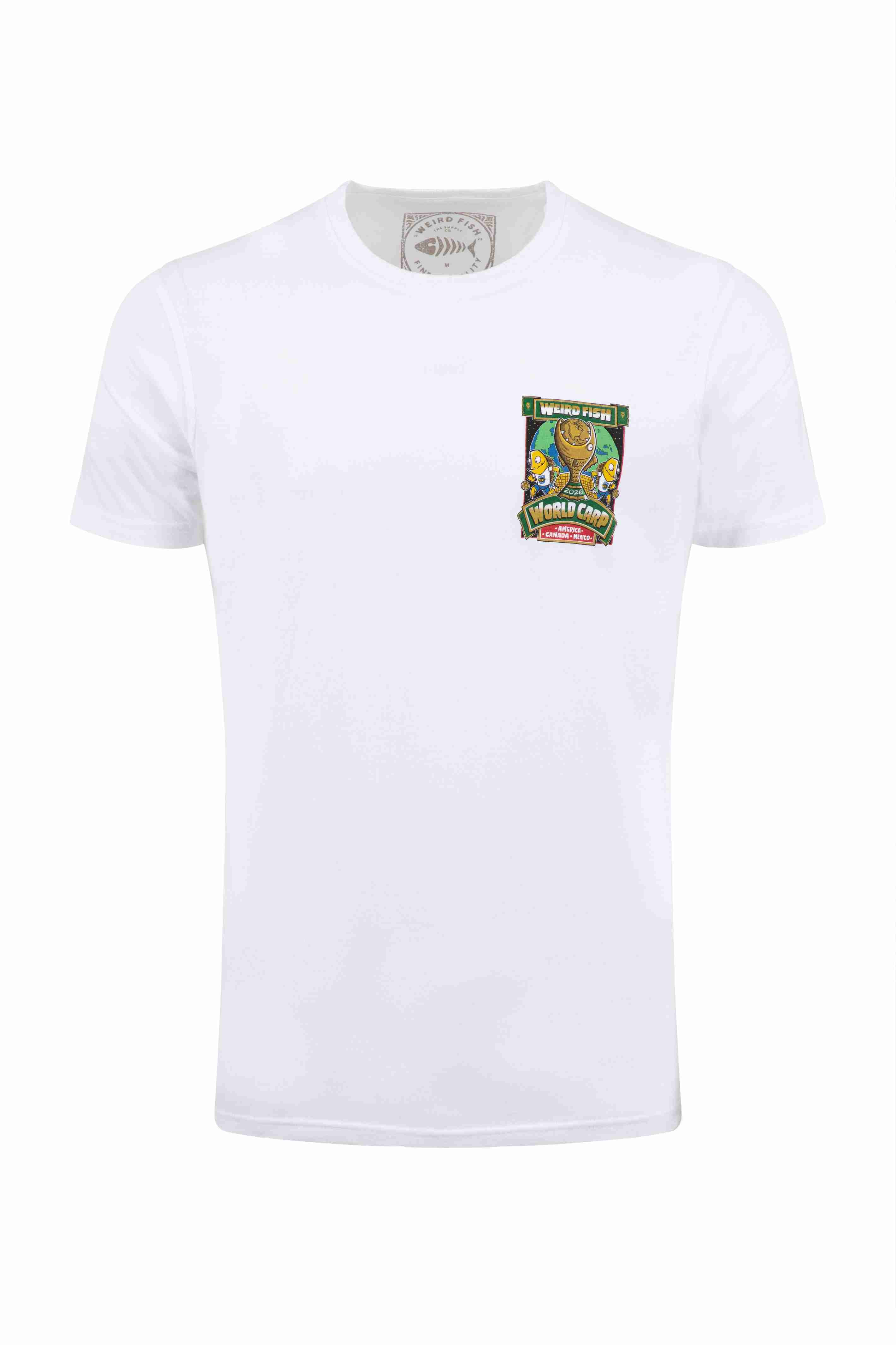 The World Carp 26 Back Print Artist T-Shirt White