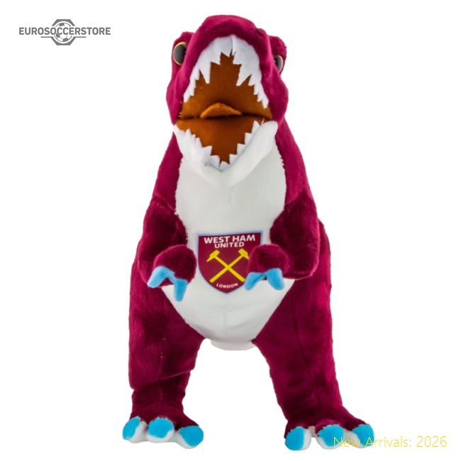 Authentic West Ham United Fc Plush T-rex - Premium Quality Baby
