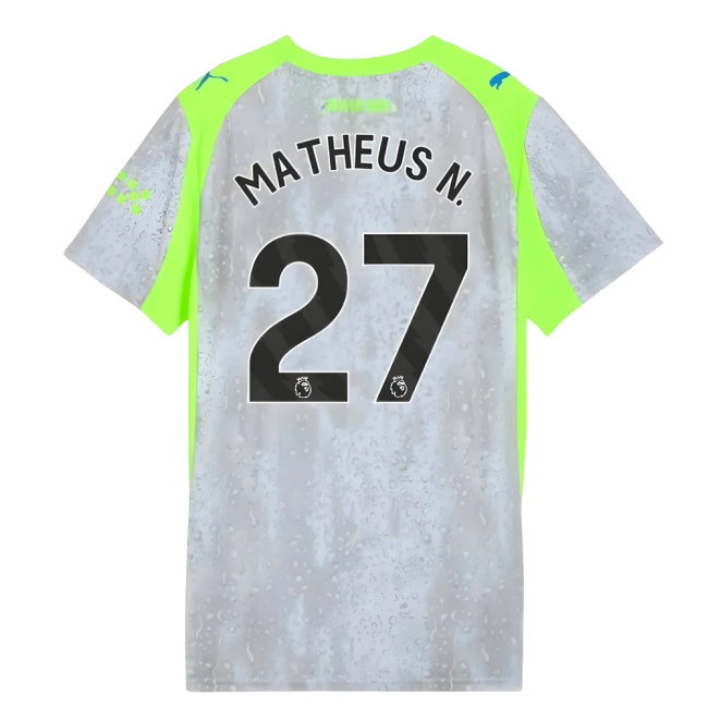 2025-2026 Man City Third Shirt (Womens) (Matheus N. 27)